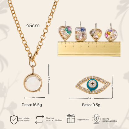 Collar LOCKET Personalizable